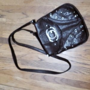 Guess Crossbody Purse Bag Brown